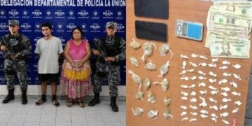 Madre e hijo capturados por posesión y tenencia de drogas