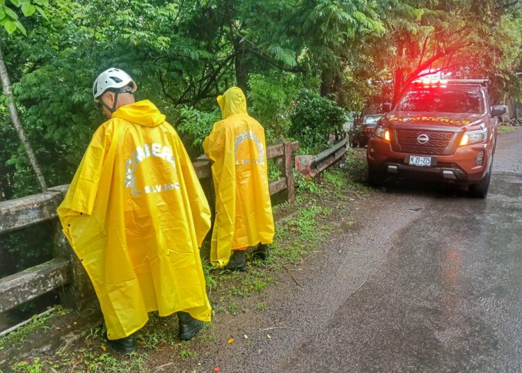 Intensifican vigilancia preventiva en carretera hacia Tacuba ante lluvias