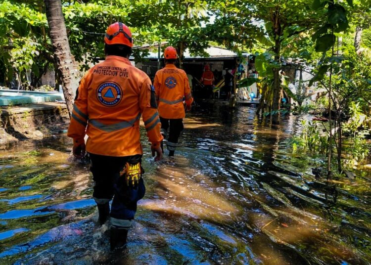 Tormenta Tropical Cristina deja 15 derrumbes y 111 viviendas inundadas en El Salvador