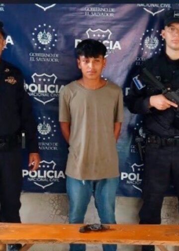 Capturan a sujeto por amenazas con arma de fuego en Sonsonate