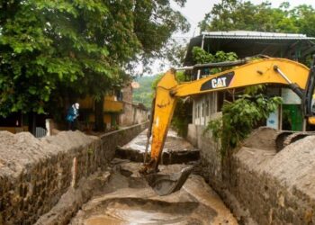 Ejecutan obras de mitigación en cantón Dolores Apulo
