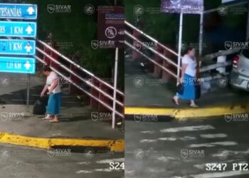 Sistema de videovigilancia alerta a ciudadana por botar basura en espacio prohibido