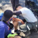Dos personas resultan lesionadas tras accidente en motocicleta sobre el Boulevard Constitución