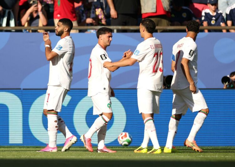 Un gol tempranero le bastó a Marruecos para vencer a Escocia