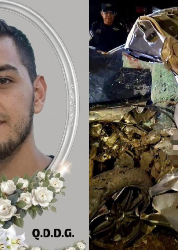 Padre fallece en siniestro vial 20 días después del nacimiento de su hija