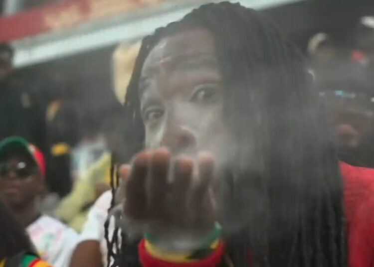 La celebración viral que acompañó el triunfo de Ghana
