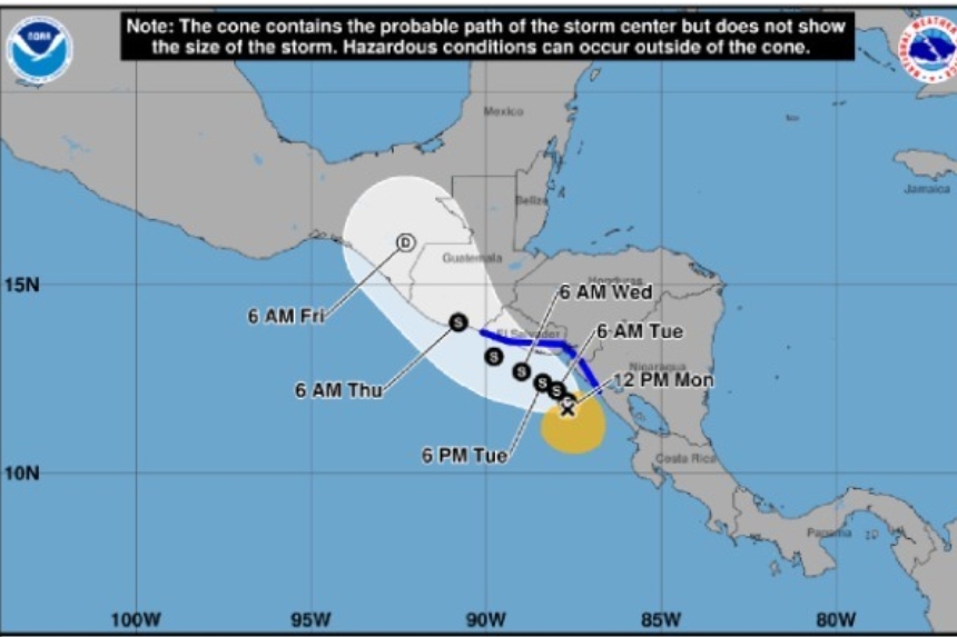 Tormenta tropical Cristina mantendrá lluvias intensas y fuer