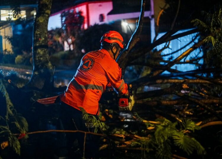 Consolidado de emergencia atendidas tras lluvias en las últimas horas
