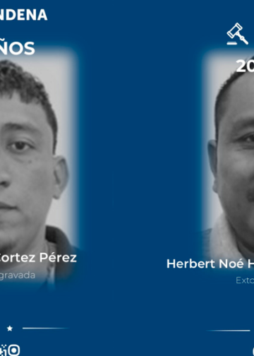 20 años de prisión para pandilleros extorsionistas de San Miguel
