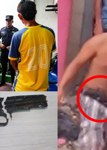 Denuncia en redes descubre arma de juguete seguridad en San Jacinto