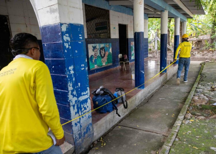 Avanza la reconstrucción del Centro Escolar Caserío Lagunetas en Santa Ana