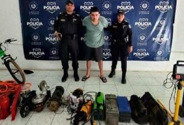 Capturan a sujeto responsable de hurtar herramientas y equipos de un taller en San Miguel