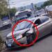 Motorista evita incidente mayor tras choque en Ciudad Delgado
