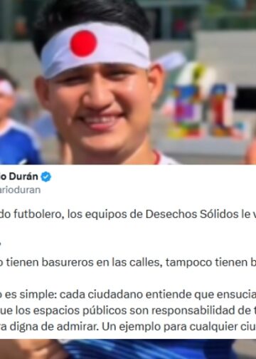 Alcalde Mario Durán llama a seguir el ejemplo de Japón en el cuidado de los espacios públicos