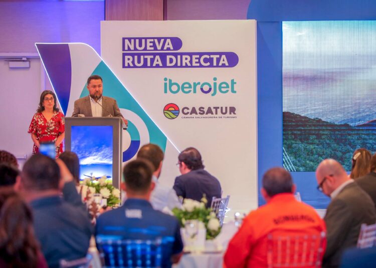 Presentan nueva ruta directa: Madrid- San Salvador y Barcelona San Salvador