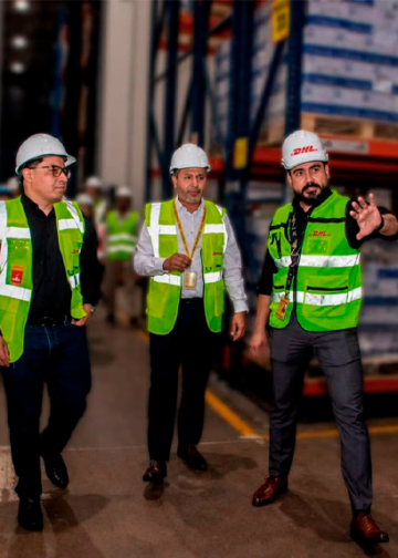 Benjamín Mayorga destaca innovación tecnológica de DHL para fortalecer la cadena logística