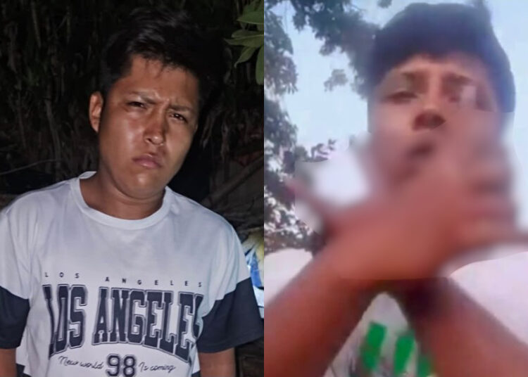 VIDEO | Detienen a presunto integrante de la MS señalado de realizar señas alusivas a la pandilla