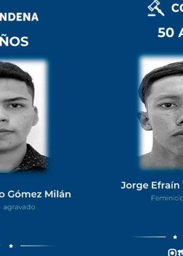 Pandilleros de la MS son condenados a 50 años de prisión por feminicidio de una joven