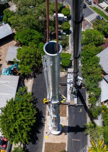 Aerocable de San Salvador Centro avanza con la construcción de sus cuatro estaciones