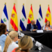 Canciller Alexandra Hill recibe a comitiva del Senado de España