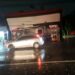 Fuertes ráfagas de viento provocan colapso del techo de una gasolinera en Ilopango