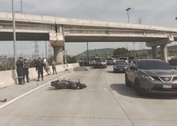 Motociclista fallecido en el redondel Integración