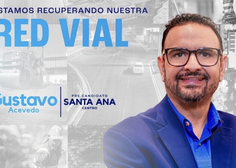 Gustavo Acevedo llama a continuar cambios en Santa Ana Centro