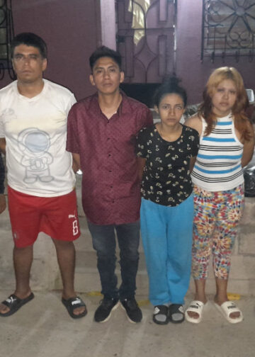 FGR y PNC incautan droga y capturan a cuatro personas en Villa Lourdes