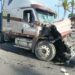 Percance vial entre furgón y autobús deja cinco lesionados en Ciudad Arce