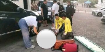 Mujer resulta lesionada tras ser atropellada por su esposo en San Jacinto