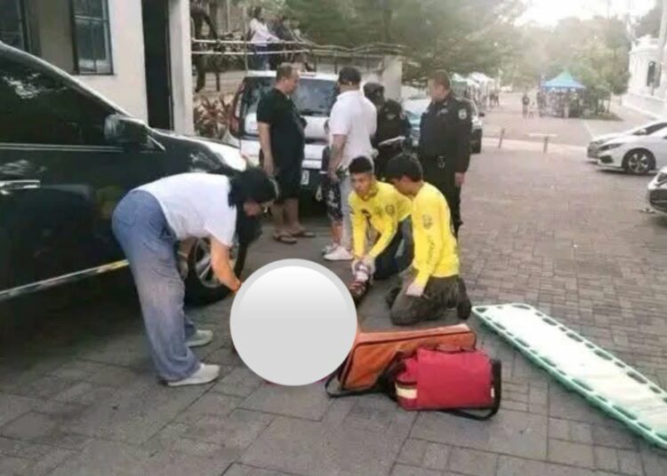 Mujer resulta lesionada tras ser atropellada por su esposo en San Jacinto