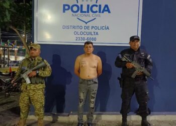Autoridades capturan a miembro de la MS en Olocuilta