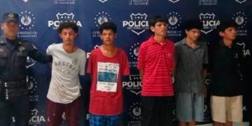 Capturan a 5 sujetos que se fueron a los golpes en fiesta de discoteca en San Miguel