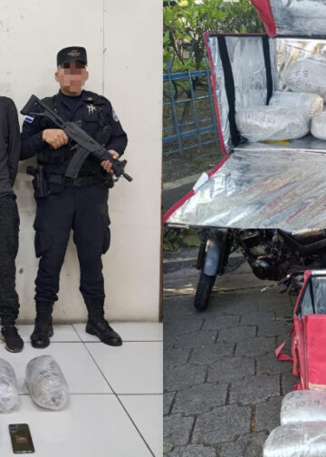 Capturan a hombre que transportaba marihuana mientras simulaba ser repartidor de una plataforma de delivery