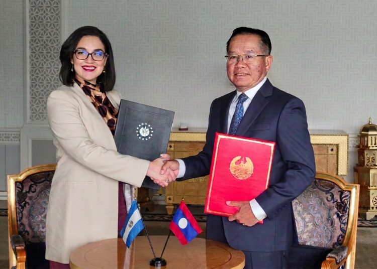 El Salvador y Laos establecen relaciones diplomáticas