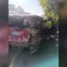Fuerte choque en Santa Ana deja daños materiales