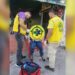Trasladan a hospital a personas que cayó de un vehículo en cantón Santa Lucía
