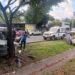 Cruz Verde atiende a conductor herido en accidente de tránsito en San Martín