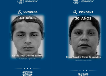 Hasta 40 años de prisión para pandillero de la MS y su colaboradora por extorsión