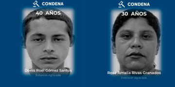 Hasta 40 años de prisión para pandillero de la MS y su colaboradora por extorsión
