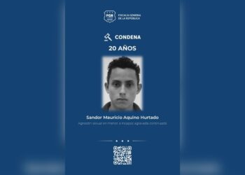 20 años de prisión para sujeto que abusó de una menor de edad
