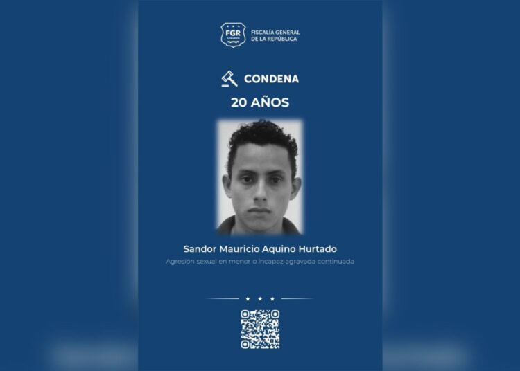 20 años de prisión para sujeto que abusó de una menor de edad