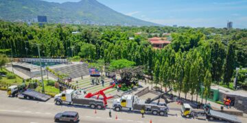 Turistas y salvadoreños son beneficiados con servicio MOP Te Asiste durante Fiestas Agostinas 2026