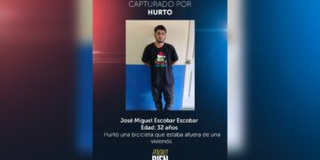 Capturan a sujeto que hurtó una bicicleta en Cabañas 