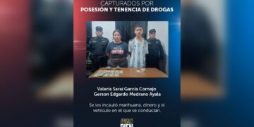 Capturan a distribuidores de drogas en La Libertad Costa 