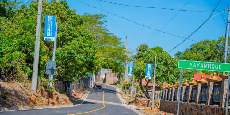 Nueva calle conecta al cantón Centeno con casco Urbano de Yayantique, La Unión