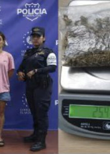 Capturan a dos personas que transportaban marihuana en un vehículo con placas guatemaltecas