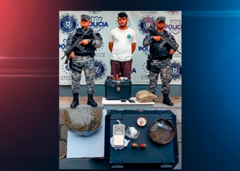 Capturan a joven señalado de transportar marihuana y cocaína en San Martín