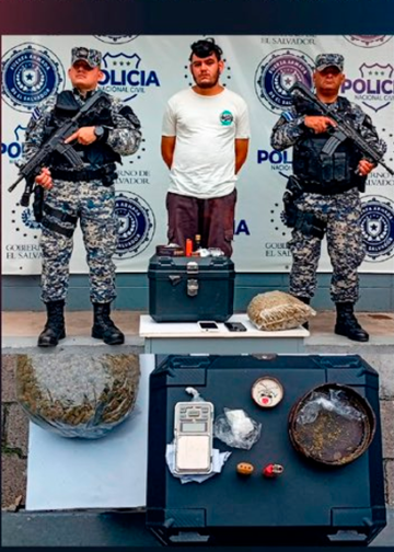Capturan a joven señalado de transportar marihuana y cocaína en San Martín