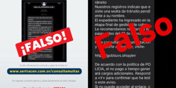 Alertan sobre nueva estafa mediante mensajes falsos de supuestas multas de tránsito